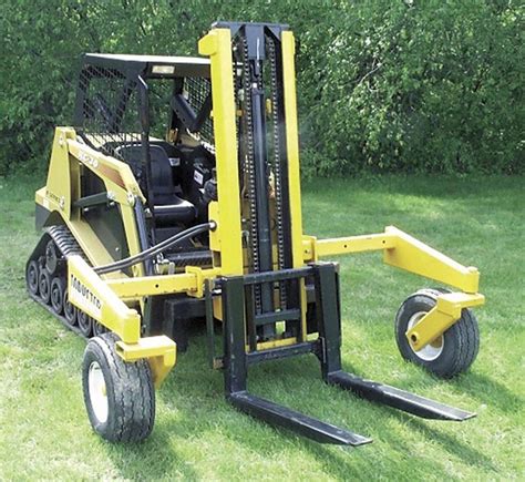 forklift mast for skid steer|pallet forks for skid steer.